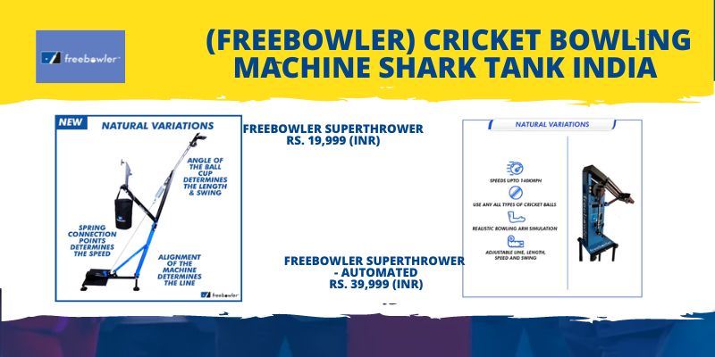 (FreeBowler) Cricket Bowling Machine Shark Tank India Review