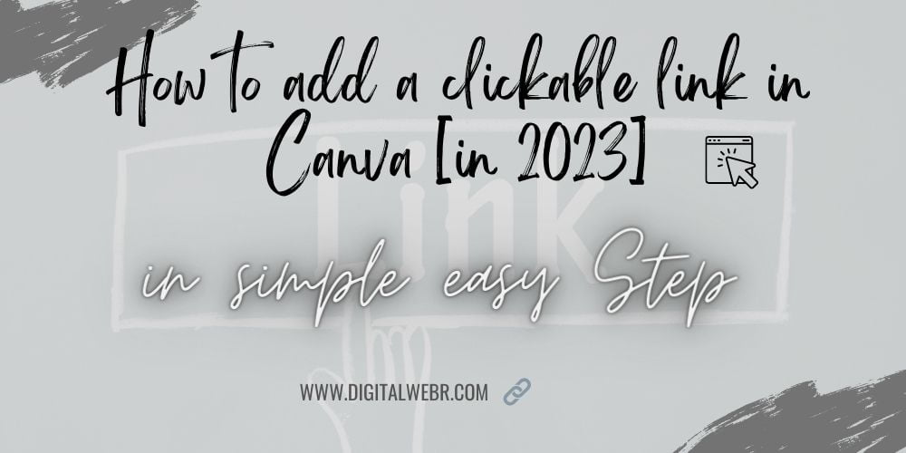 how to add a link into canva
