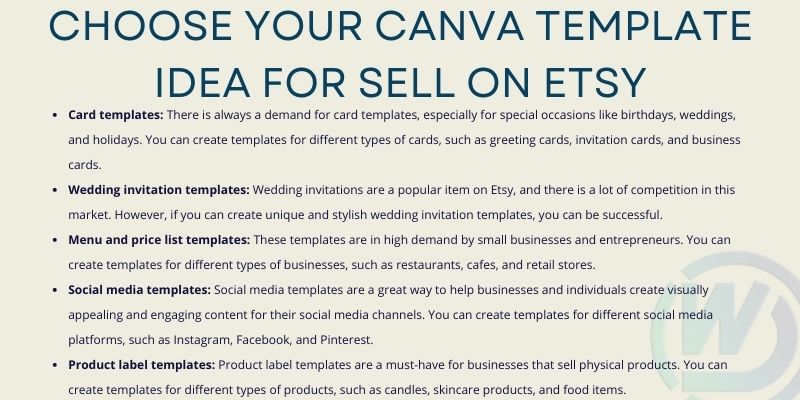 How to Sell Canva Template
on Etsy