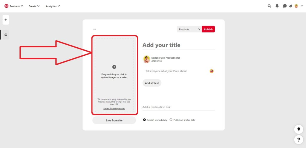 How to Upload Video on Pinterest